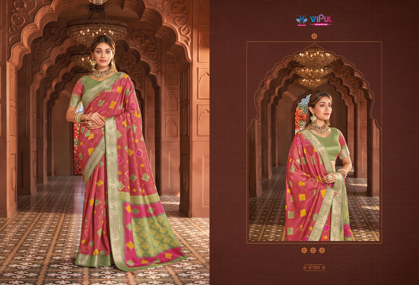 Angora By Vipul Silk Daily Wear Saree Suppliers In India